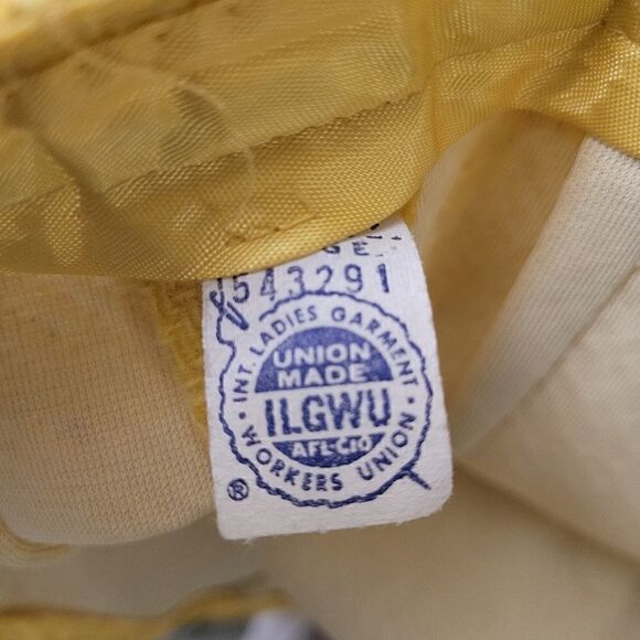 Vintage Union brand mustard Yellow pencil skirt - Picture 6 of 7